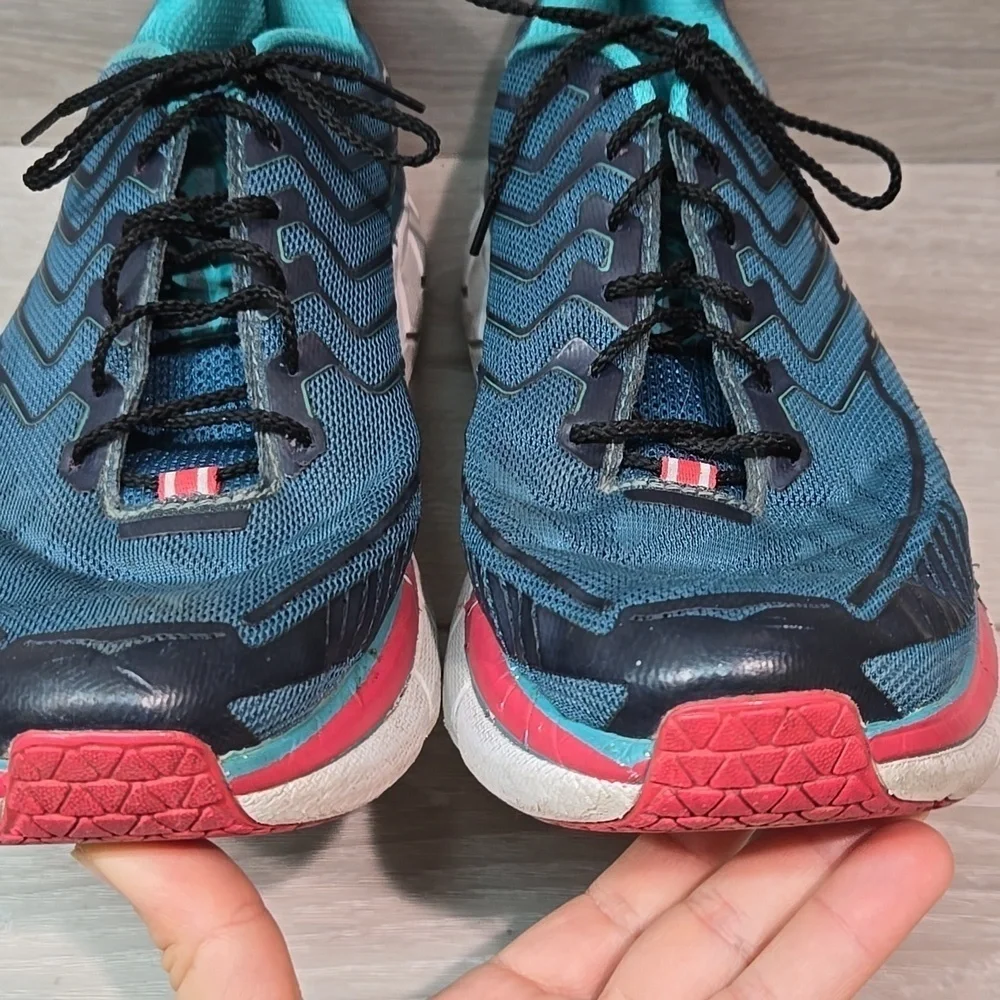 Hoka One One Womens Clifton 4 Athletic Running Sneakers shoes sz 10